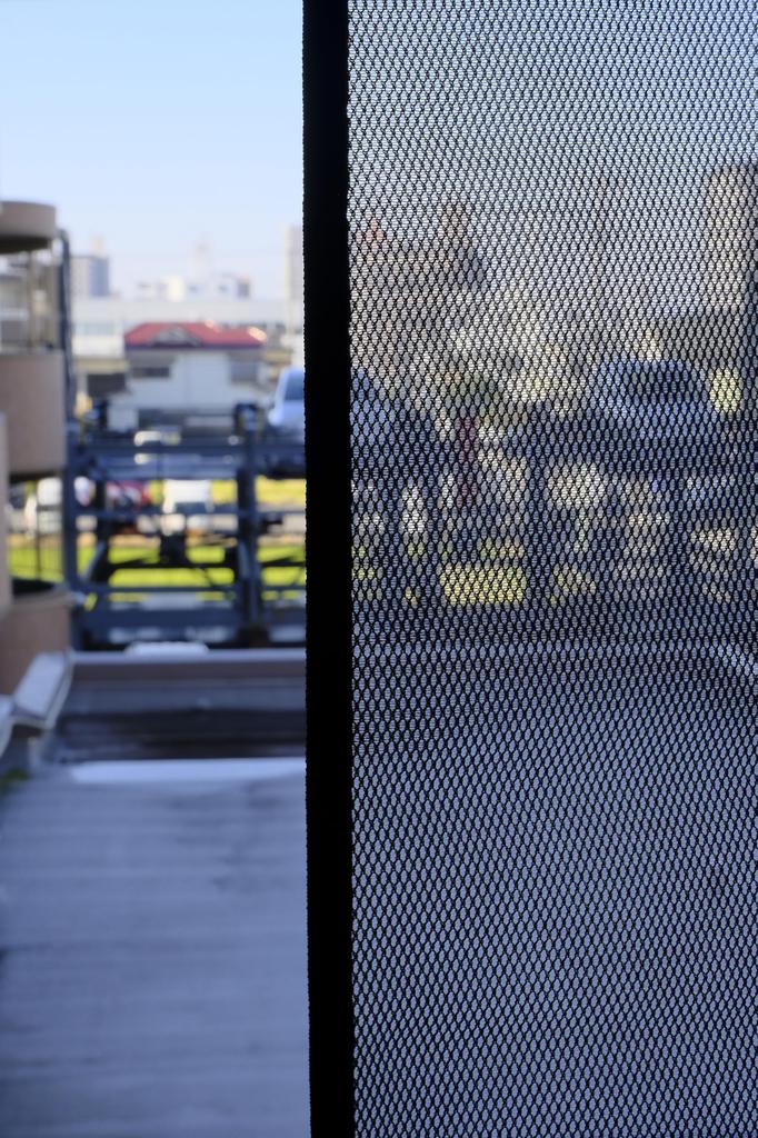 Set of 2 Mesh Shades, 60 x 135cm, Heat Insulation Effect (Approx. 8°C), Sun Protection, Privacy, Anti-Glare, Awning Screen, Made by Mizukan Seirensho