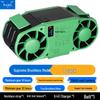 Portable Waist-Mounted Cooling Fan for Outdoor Construction