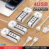 66 Вт Быстрое Зарядное Устройство с Несколькими Портами USB Type-C PD для Телефона iPhone Samsung Xiaomi Quick Charge EU US Штекер Настенное Зарядное Устройство
