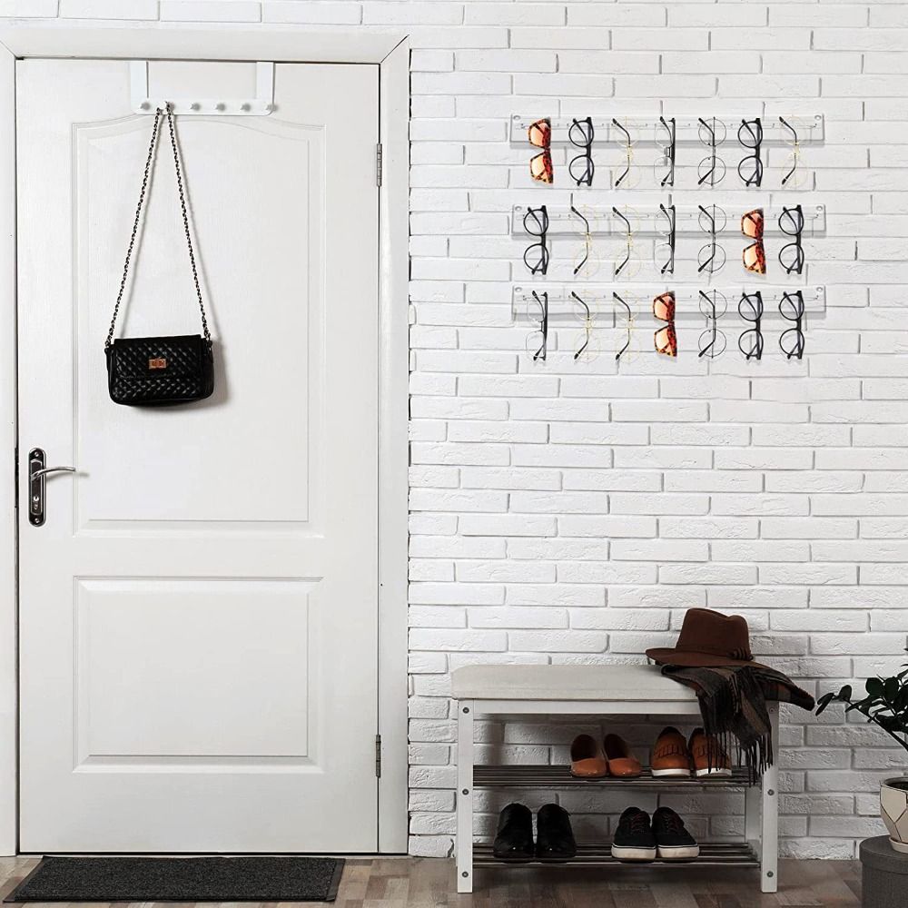 Настенный органайзер для солнцезащитных очков Акриловый подвесной держатель для очков Держатель для очков Солнцезащитные очки