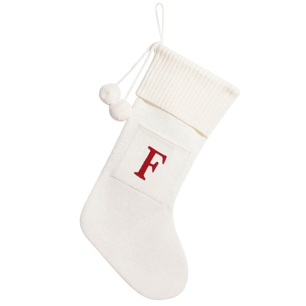 Christmas Decorations Christmas Stockings With Initials 18 Inches Large Embroidered Knit Christmas Gnome Beards For Crafts