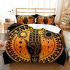 Sun And Moon Bedding Set King/Queen Size Twelve Constellations Zodiac Comforter Cover Adults Astrology Polyester Duvet Cover