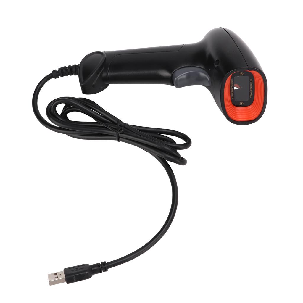 1D Ручной сканер штрих-кода Имиджевый считыватель штрих-кода Проводной USB Сканирующий пистолет для магазина Супермаркета