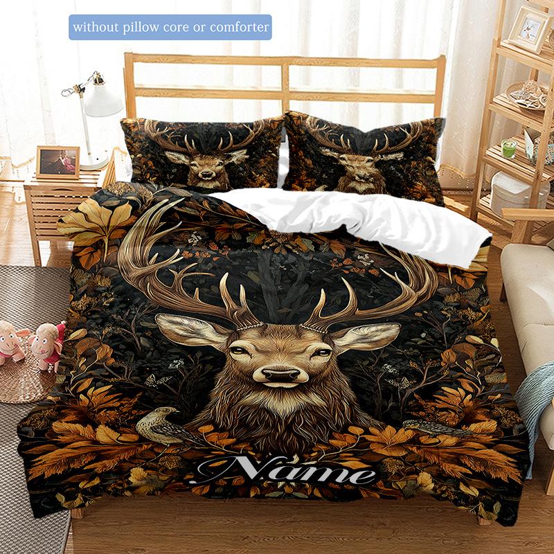 Yellowdeer Customize Your Name Duvet Cover Soft Bedding Set For Bedroom Guest Room And Dorm Decoration Threepiece Set Includes 1 Duvet Cover 2