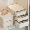 Stackable Underwear Storage Boxes Wardrobe Drawer Style 16/12 Grids Sock Briefs Clothing Organizer Bin Home Sundries Storage Box