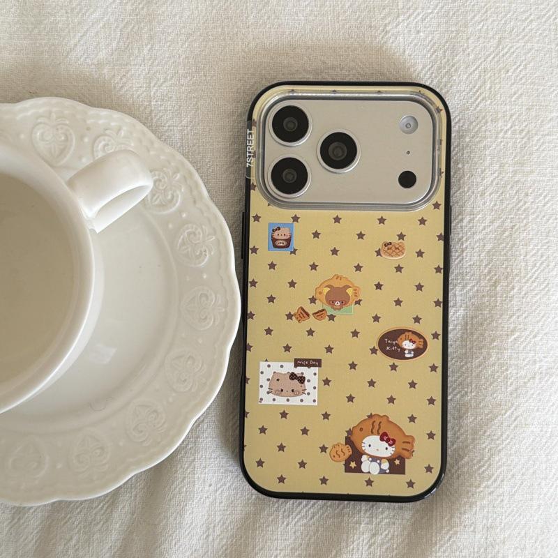 Магнитный чехол Taiyaki KT Cat со звездой для моделей iPhone 13/14/15/16 Pro