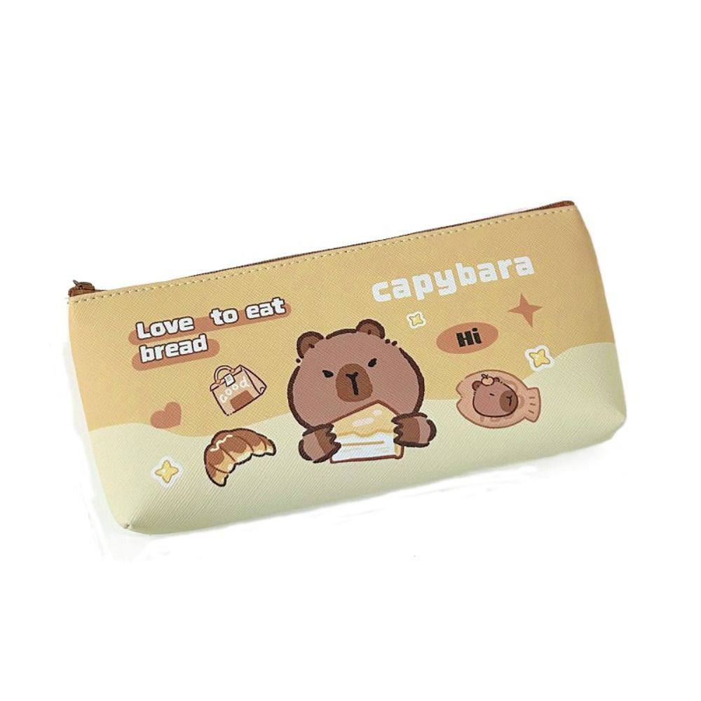Kawaii Пенал Capybara Канцелярский Мешочек Для Хранения Милая Ручка Сумка Студент