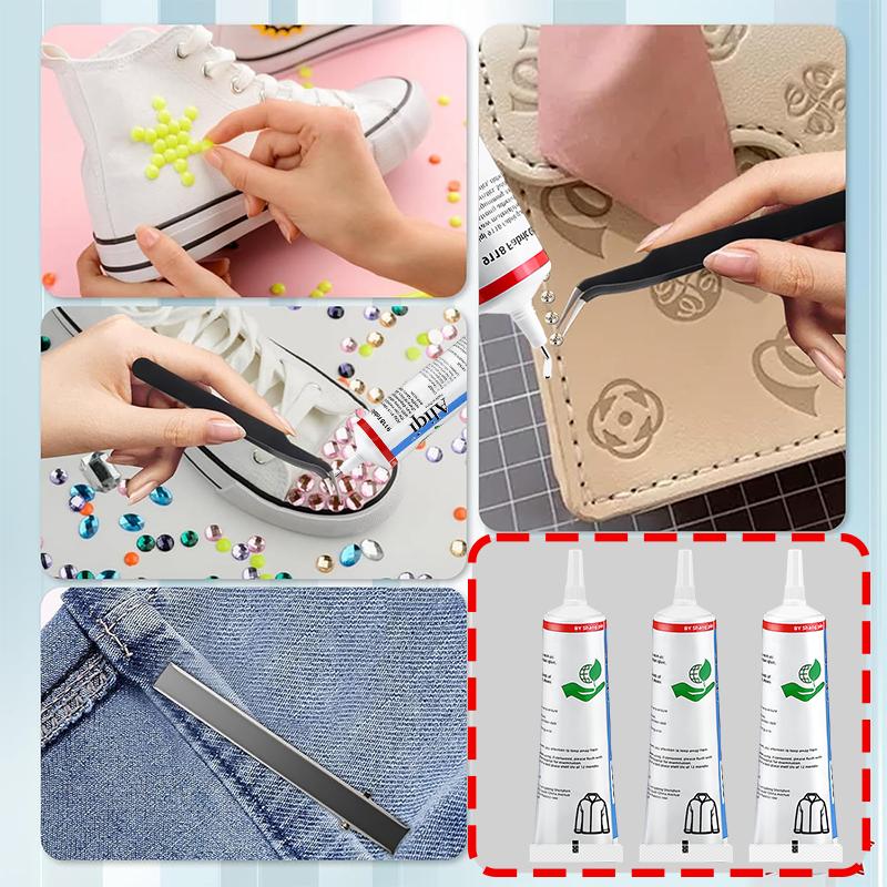 Мощный клей для ткани Быстросохнущий клей для заплаток на ткани Универсальный клей для ремонта ткани Шовный клей для одежды Текстиль Водостойкий агент KTY