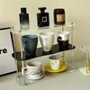 Съемный настольный органайзер - Стильный акриловый органайзер для макияжа и парфюмерии для туалетного столика, ванной комнаты или туалетного столика, туалетный столик для макияжа
