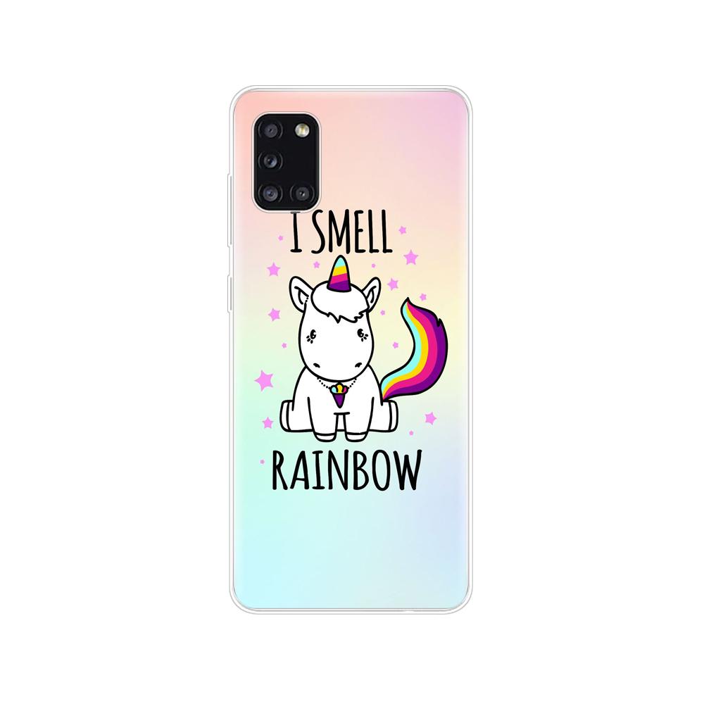 Чехол для Samsung Galaxy A31, чехол для Samsung A31 A 31 SM-A315F, силиконовый мягкий чехол из ТПУ, бампер 6,4 дюйма