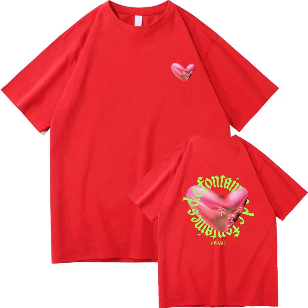 ZX TEE 2025 Fontaines D C Romance T Shirt in The Modern World Men women Clothing Harajuku T-Shirt Unisex High Quality Tops Tees Shirts