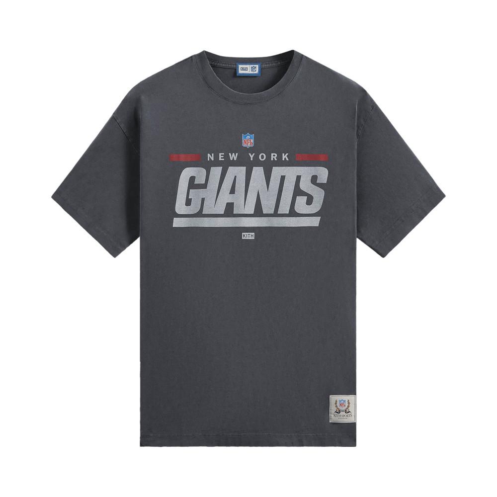 Kith For The NFL: Giants Vintage Tee 'Black' | KHM031591-413 Unisex T-Shirt