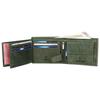 WildHorn Green Leather Wallet for Men I 9 Card Slots I 2 Currency & Secret Compartments I 1 Zipper & 3 ID Card Slots