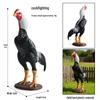 Wild Animal Model Toy Set: Swan, Lion Head, Goose