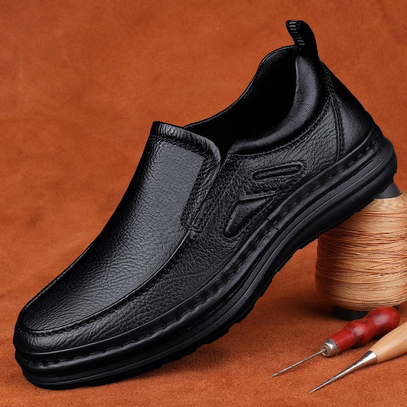 Модная мужская повседневная обувь ручной работы из натуральной кожи, противоскользящие мужские лоферы, удобная обувь для ходьбы, универсальные трекинговые слипоны, мокасины, горячая распродажа