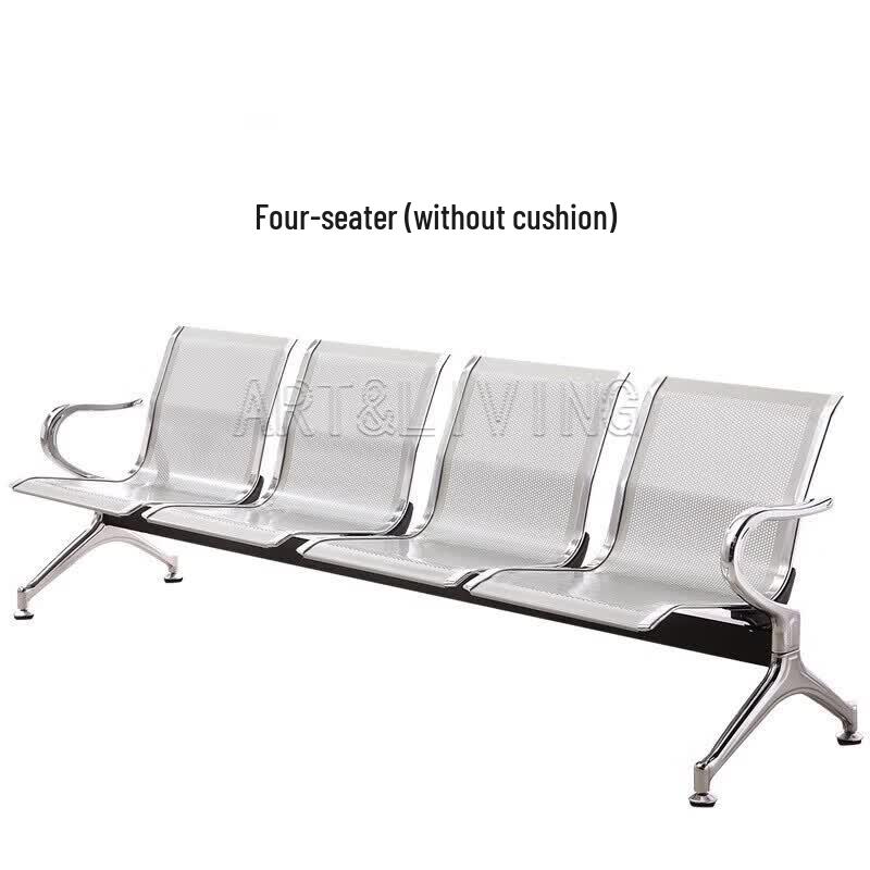 ART&LIVING Stainless Steel Waiting Bench
