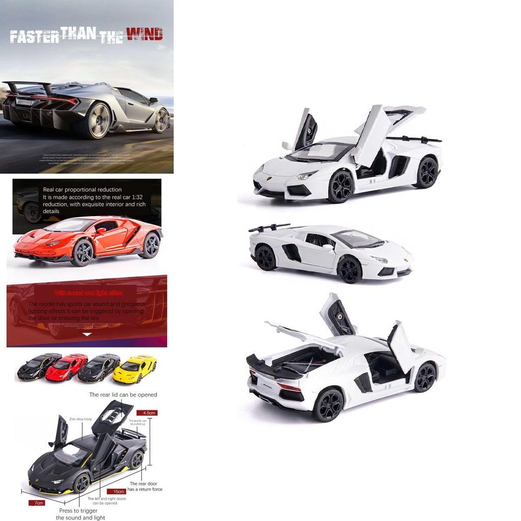 Изысканная модель автомобиля 132 из литого сплава Идеальный Спортивный Bugatti Ae86 Lamborghini
