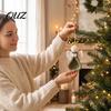 Handmade Christmas Hanging Angel Ornament Crochet Kit, DIY Charm Craft Home Decor Ornaments Decorations for Tree Party Projects