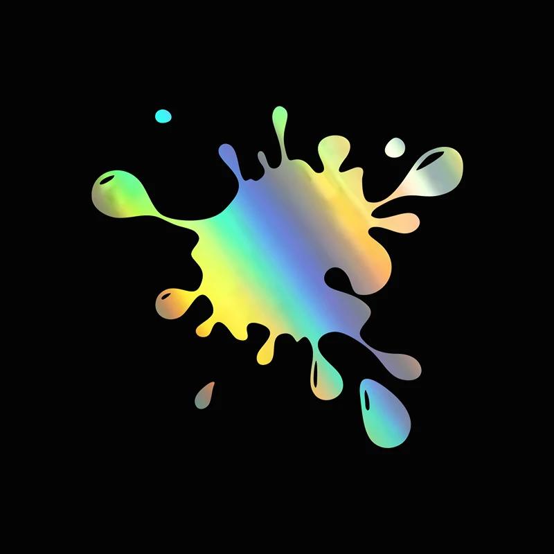 15x13.8CM Наклейки для салона автомобиля с интересными пятнами Виниловые наклейки Наклейки для автомобиля Украшения на бампер автомобиля