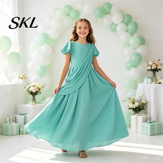 American Themed Kids Dress Statue of Liberty for Adults, Halloween Roman Women Party Costume, 4th July Patriotic Cosplay Accessory with Tiara Ruffled