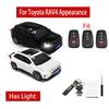 Подходит для Toyota Rav4 Авто Модели Чехол для Брелка 2 3 Кнопки Интеллектуальный Умный Брелок Чехол Сумка для Брелка Брелок Креативный Подарок Защитный Чехол Авто