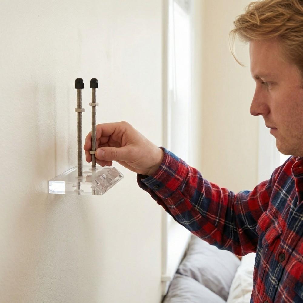 Wall Mounted Display Rack Transparent Skateboard Hanger Easy Install Wall Mount Wall Organize