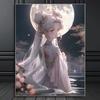 5D Comic Loli Diamond Painting Embroidery Cross Stitch Cartoon Anime Girl Moon DIY Full Drill Drawing Mosaic Girl's Gift