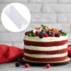 Прозрачный акриловый скребок для крема для торта, инструмент для сглаживания краев, глазури, масляного крема, инструмента для украшения
