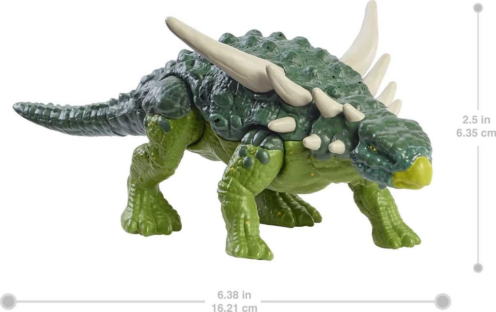 Mattel Мини-фигурка Юрский период Реалистичная Зауропельта 4 и HBY67 [Игрушка-динозавр] [Возраст старше]