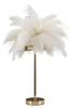 Настольная лампа Пальма Белая См Ø 40X55
