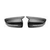 New Glossy Black Rearview Mirror Cover Carbon Fiber Side Mirror Housing Cover for BMW 3 Series 5 Series G20 G28 G30 G38 G11 G12