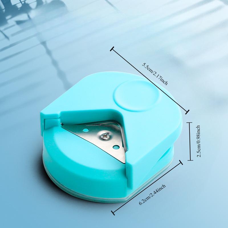 1 шт. Розовый резак для уголков фотографий: Легко создавайте идеально закругленные углы для ваших фотографий и бумажных проектов!