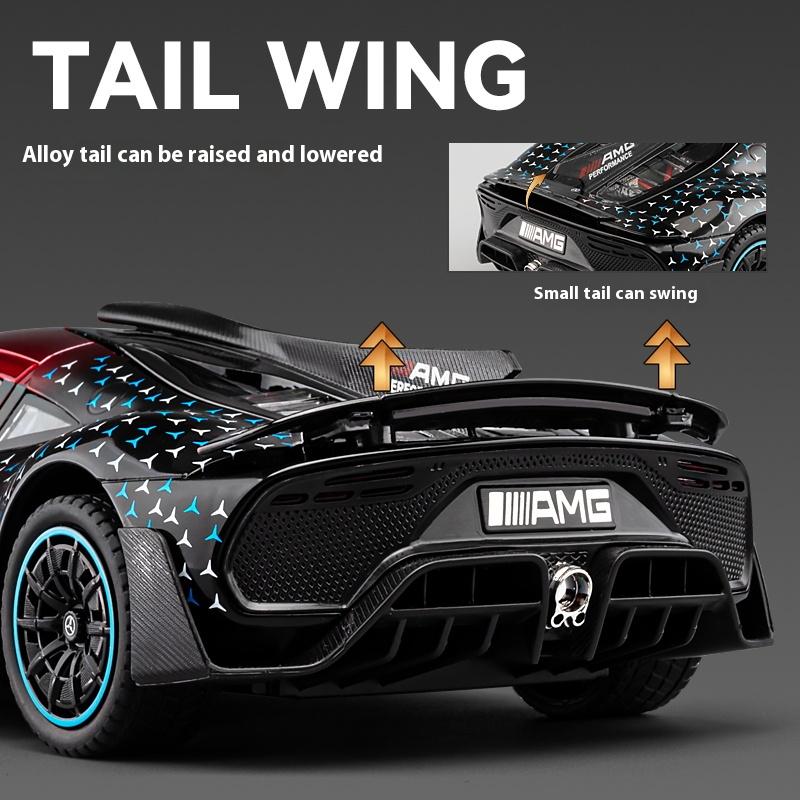 1/24 масштаб BENZ AMG ONE спортивная модель автомобиля игрушечная литая игрушка автомобиль украшения подходит для спортивных автомобилей подарки для мальчиков
