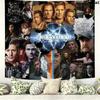 Supernatural Hunting Brothers Wall Tapestry Aesthetic Wall Hanging Printed Fabric Blanket Decorative Tapestries for Bedroom Living Room Home Decor
