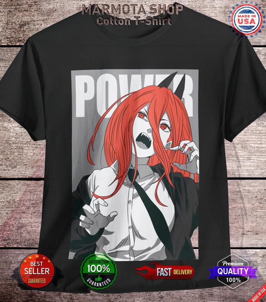Футболка Power Chainsaw Man Waifu Ecchi Аниме Футболка Каваий Унисекс Все размеры