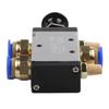 4R210 08 Push Pull Pneumatic Valve Two Position Five Way Size 66 5x35x22mm