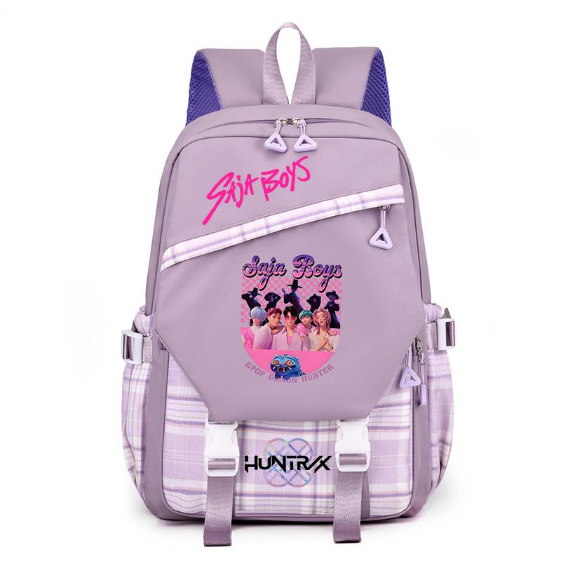 K-Pop Anime Cartoon Printed Student Campus Backpack High Value Lightweight Casual Backpack