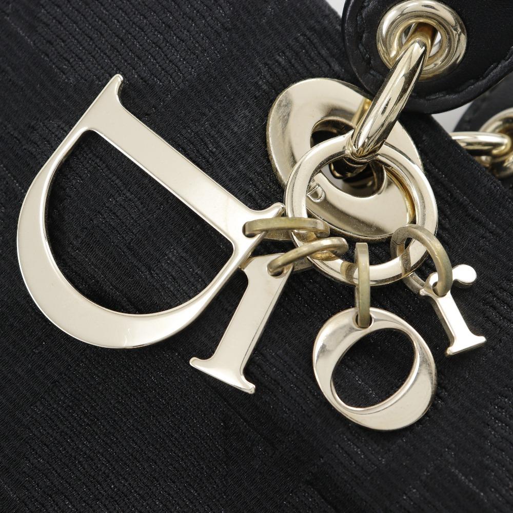 Dior Сумка-тоут Canage JCA449449 черная нейлоновая канва Женская Б/У