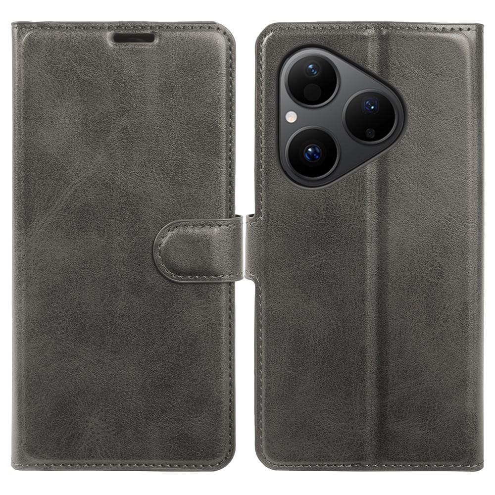Wallet Case for Pura 80 - Leather/PU, Gray