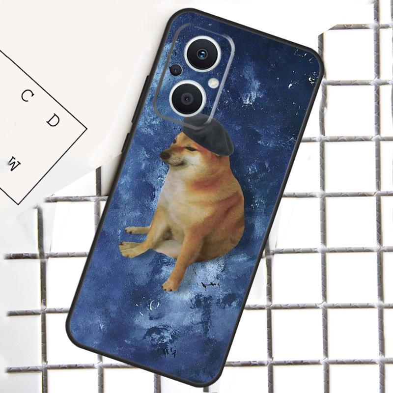 Смешной чехол для телефона с собакой Cheems Doge для OPPO Reno 13F 13 12 11 14 F 10 Pro 8T 7 8 Lite OPPO Find X9 X6 X5 X8 Pro