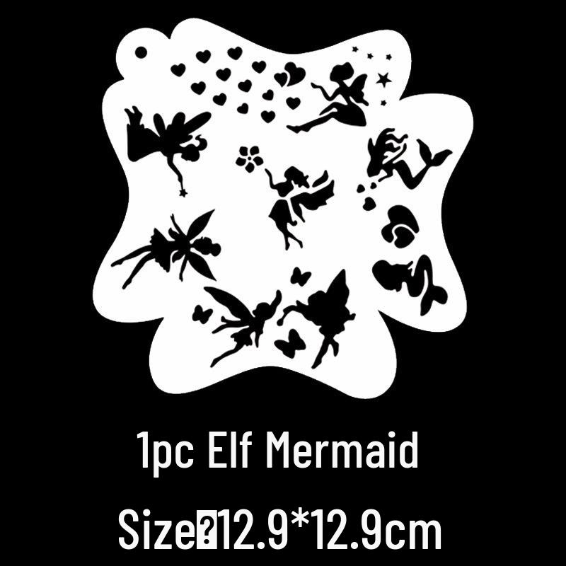 Кружевной трафарет для боди-арта