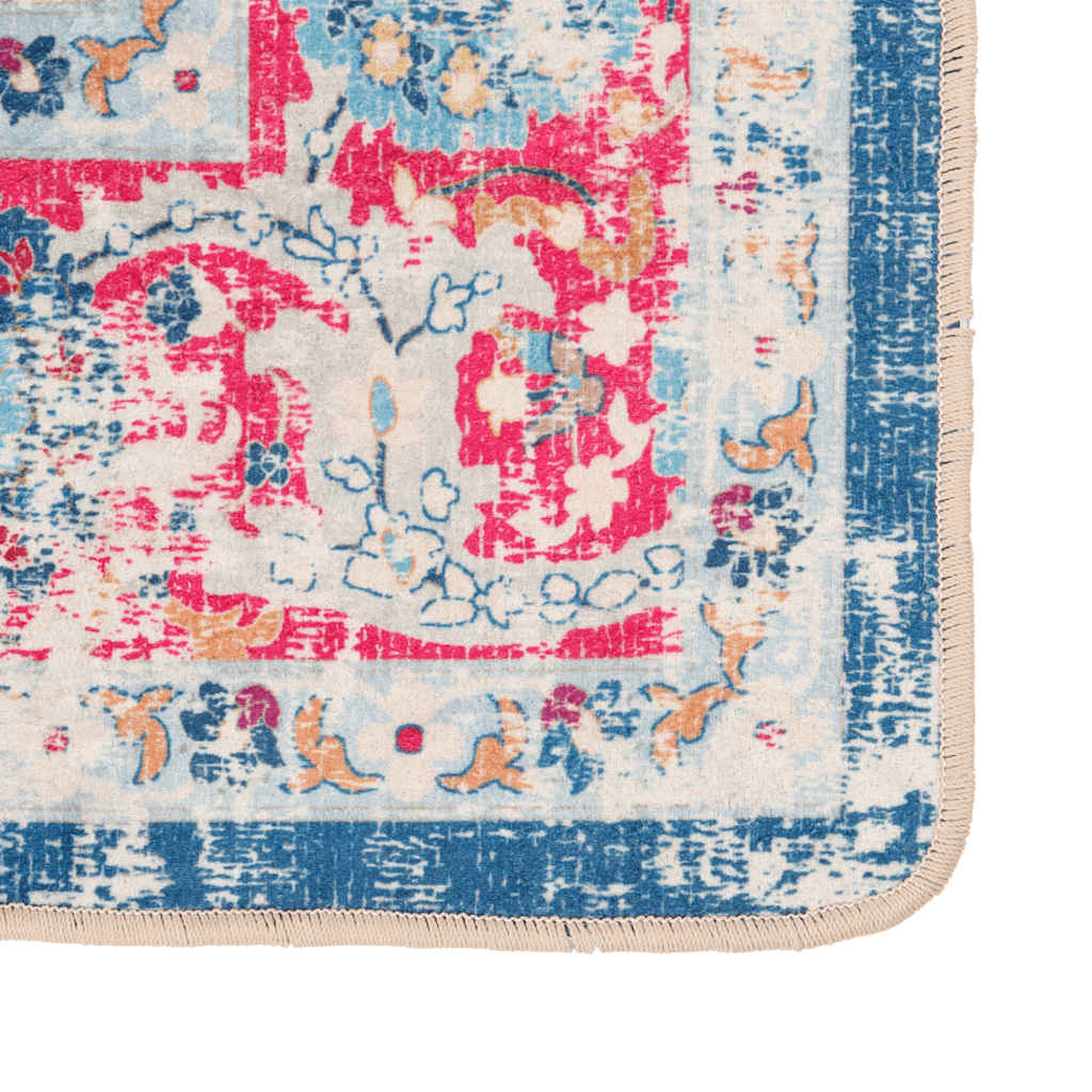Washable Multi Color Carpet 80 x 150 cm