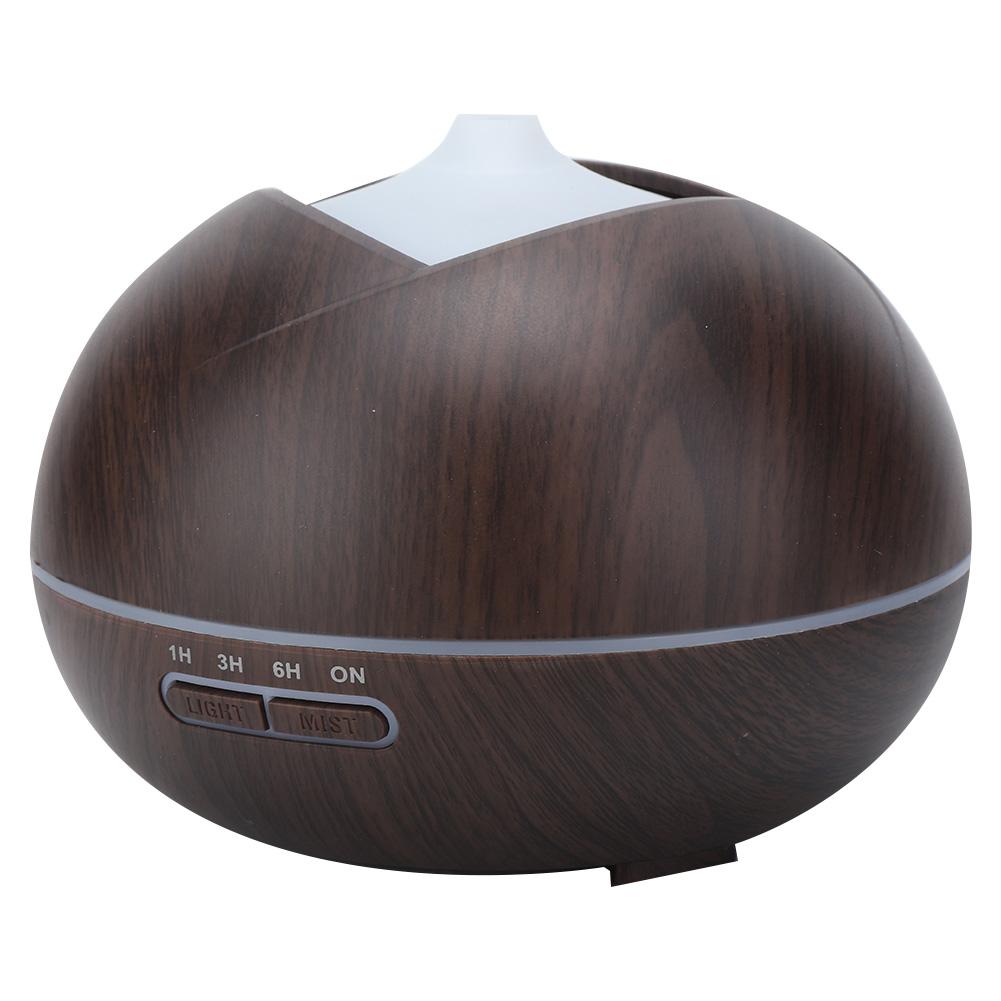 400ml Wood Air Humidifier LED Aroma Essential Oil Diffuser Ultrasonic Aromatherapy Atomizer110~240V