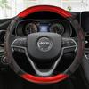 Кожаные чехлы на руль из углеродного волокна для Jeep Commander PATRIOT COMPASS RENEGADE Grand Cherokee Wrangler