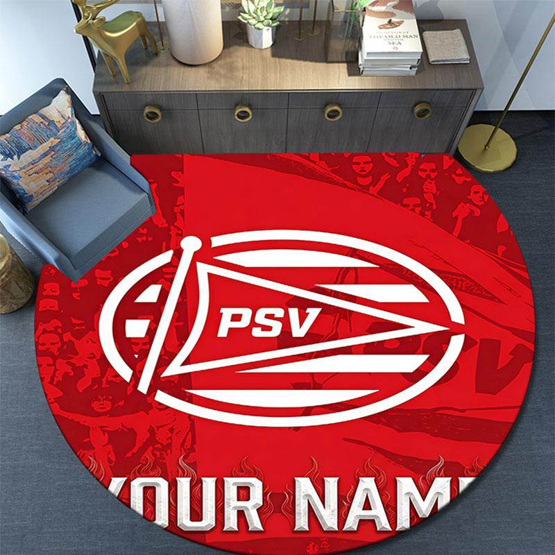 Custom Name,PSV pattern round rug,Carpet Rug for Living Room Bedroom Playroom ,Non-slip Floor Mat,Holiday Gifts and Birthday Gifts.