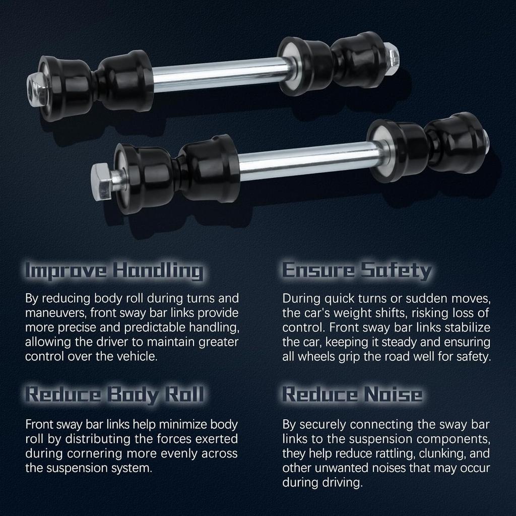 K700432 K700538 Стойки стабилизатора передние Для 2007- Chevrolet Avalanche,Silverado 1500,Suburban,Suburban 1500,Tahoe,GMC Sierra