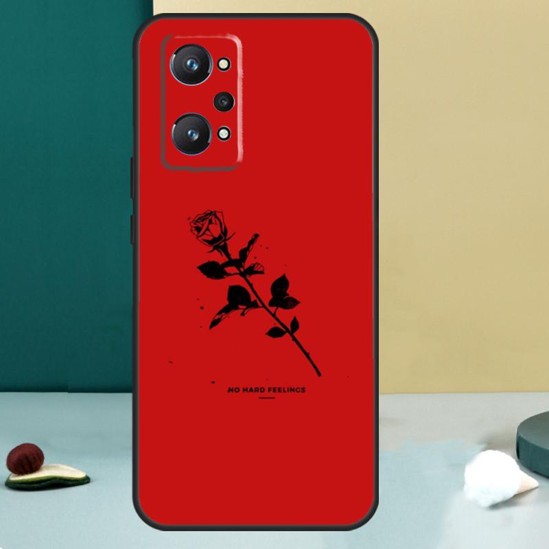 Красная Эстетика Рисунки Искусство Для Realme GT 6T 5 6 GT 7 Pro C67 C75 C61 C55 C53 C51 C21Y C25S 10 11 12 13 14 Pro Plus Чехол