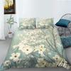 3D Flower Bedding Set King Queen Bed Duvet Cover Pillowcase 2/3pcs Women and Girls Duvet Cover Soft Quick Drying Home Textile