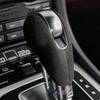 Наклейки-облицовки на ручку переключения передач из замши для Porsche Macan Panamera