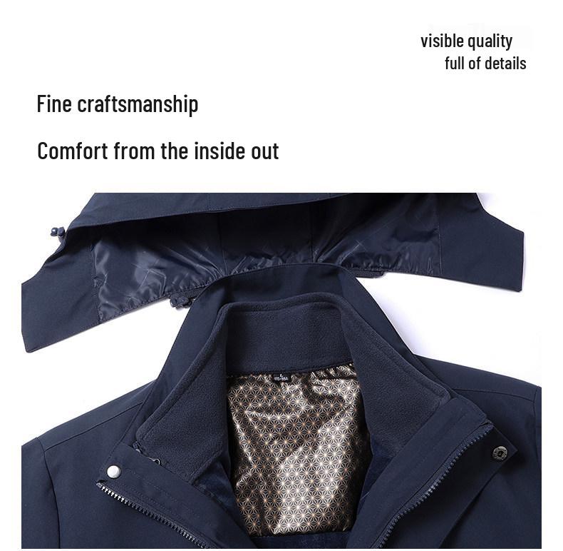 Универсальная альпинистская куртка BMW 3-в-1 с индивидуальным логотипом - Верхняя одежда для осени/зимы для 4S-магазина или командной спецодежды